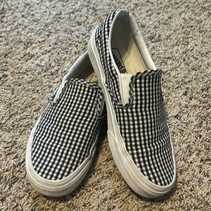 Gingham Print Vans
